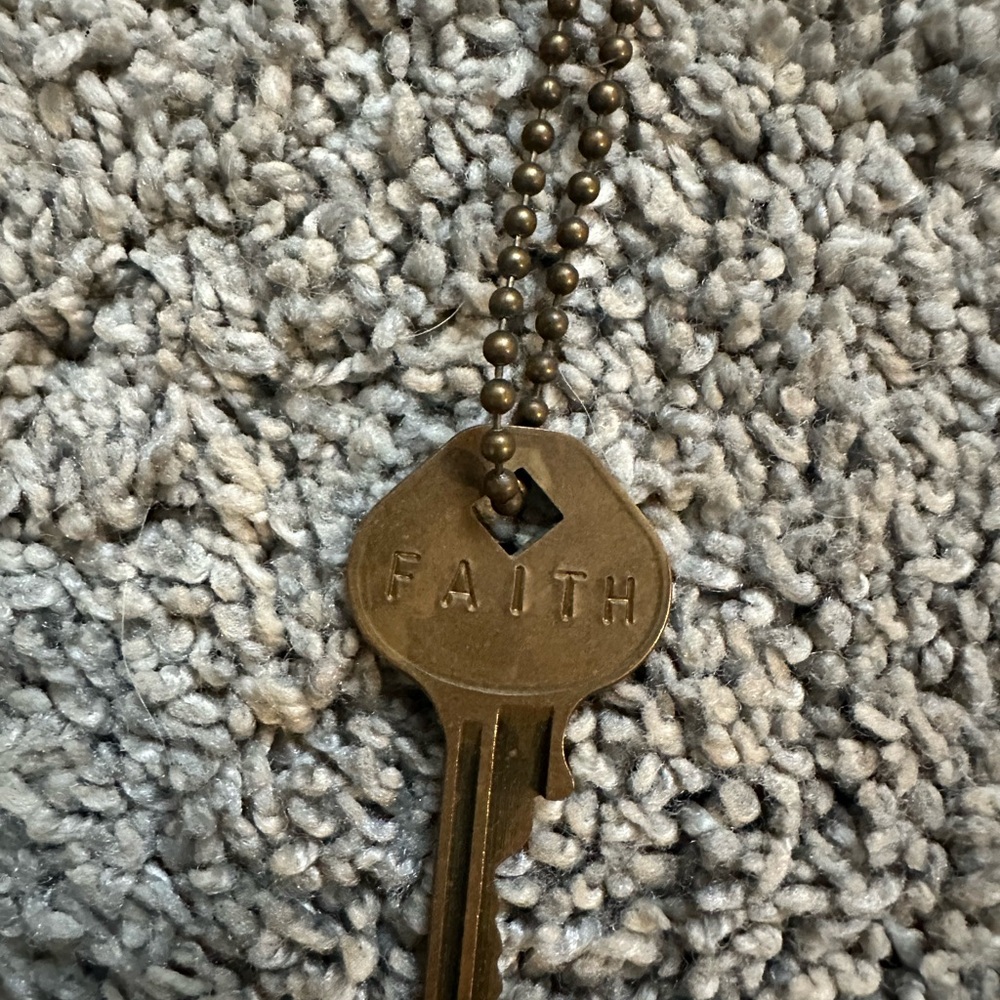 The Giving Keys Faith Key Pendant Necklace